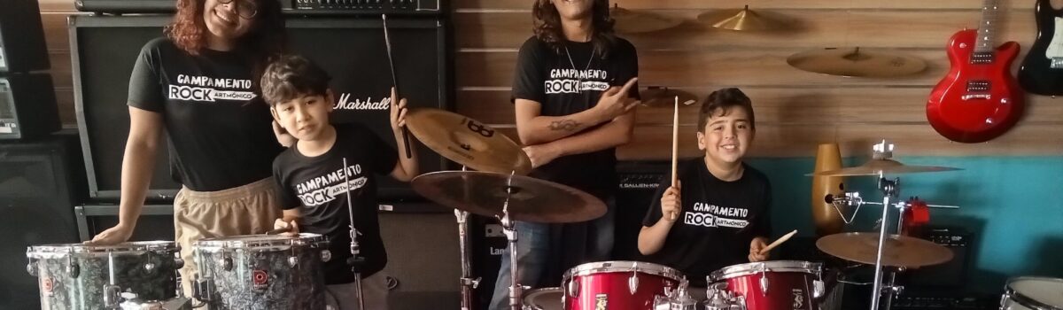 Inicia el Campamento Rock` especial batería